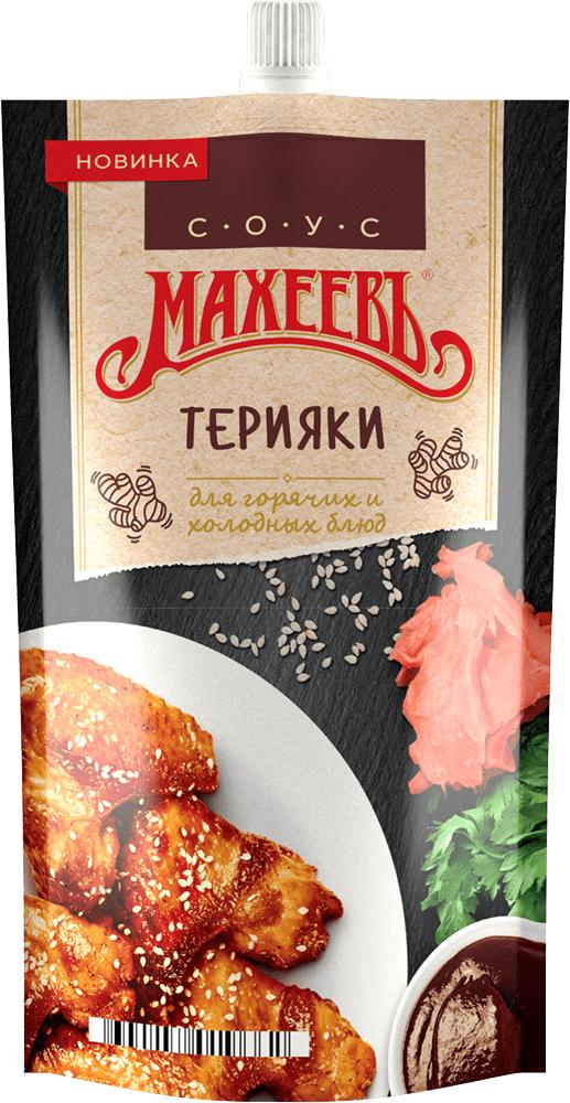 Соус Махеевъ Терияки деликатесный, 230 гр., дой-пак с дозатором