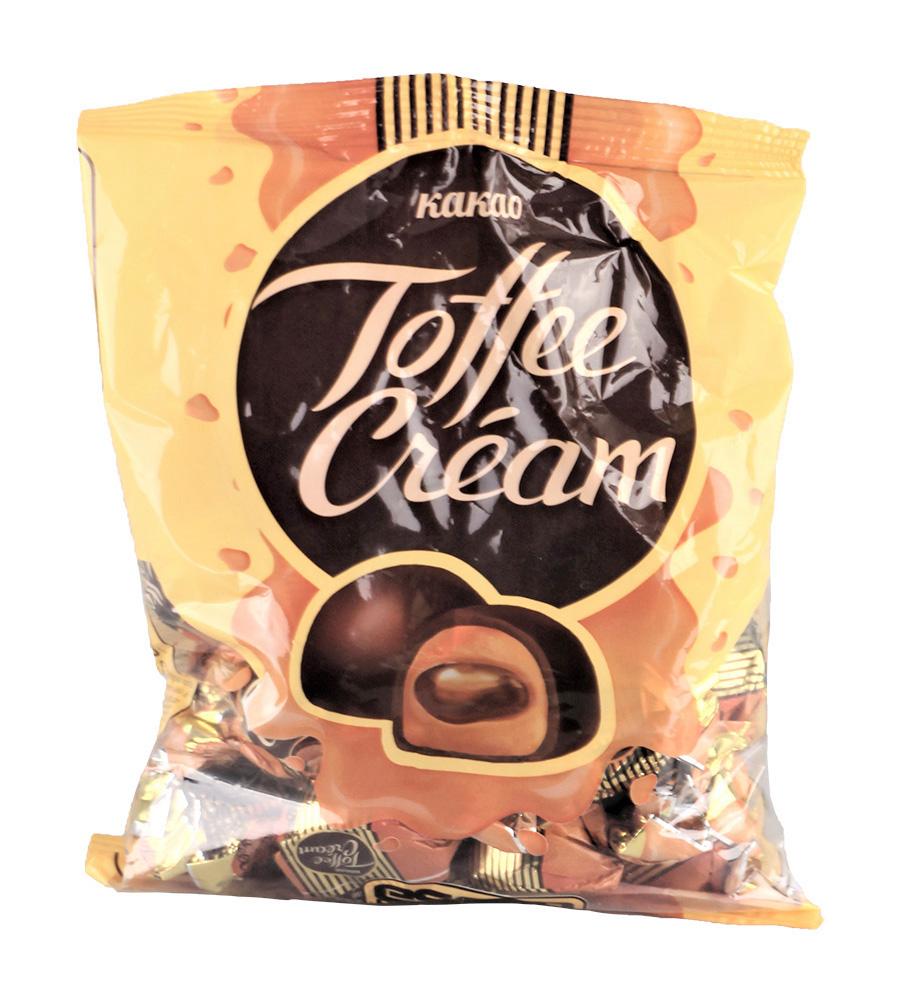 Конфеты Toffee Cream, какао, 200 гр., пакет