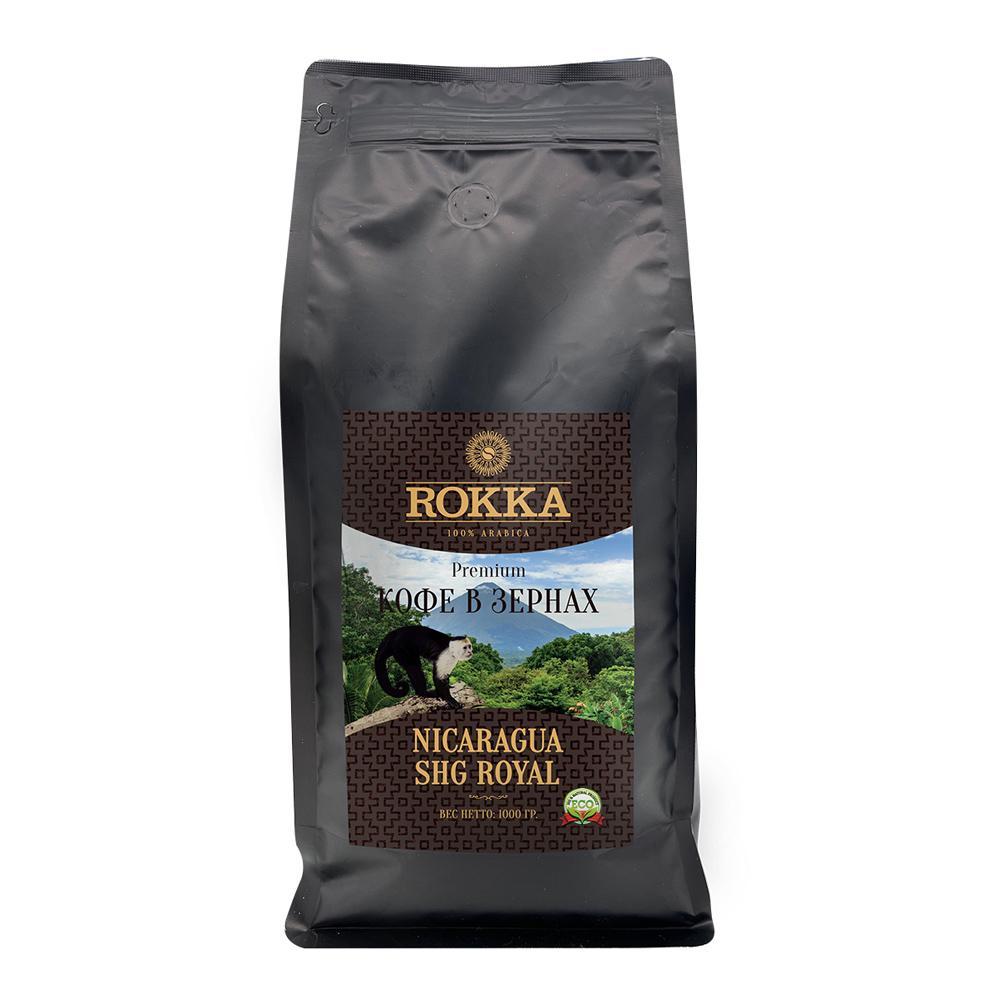 Кофе ROKKA Никарагуа зерно обжарка средняя 1 кг., вакуум