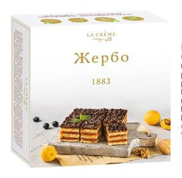 Торт La Creme Жербо с абрикосом 350 г., картон