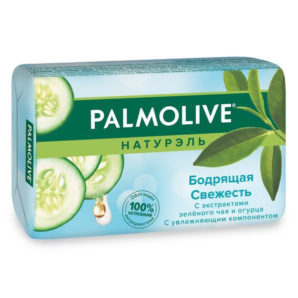 Мыло Palmolive Натурэль Бодрящая свежесть с экстрактами зеленого чая и огурца 90 гр., бумага