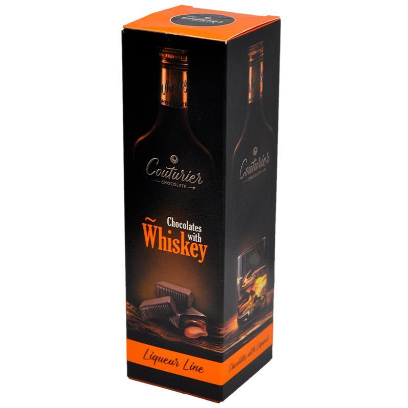 Конфеты Couturier Liqueur Line с виски 105 гр., картон