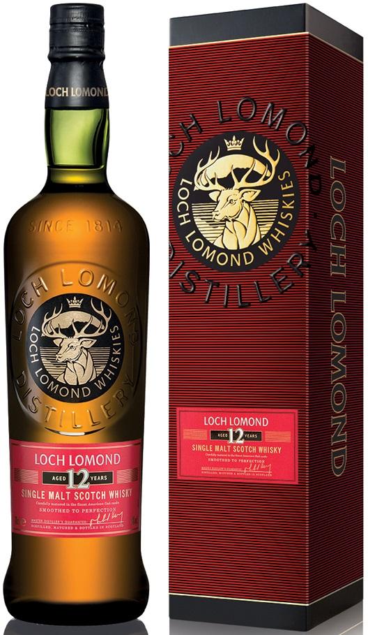 Виски «Лох Ломонд Сингл Молт 12 лет» в подарочной упаковке, Шотландия