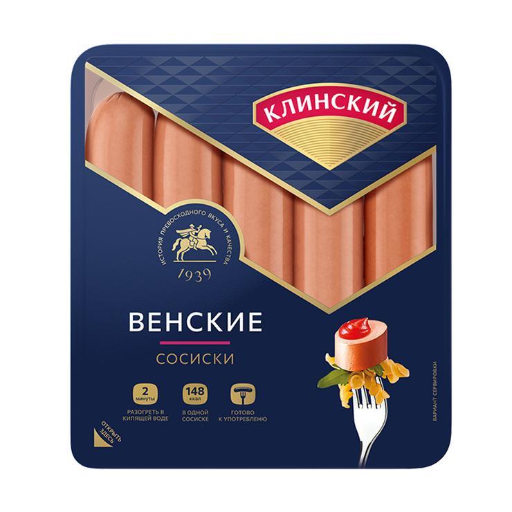 Сосиски Клинский венские охлажденные 410 гр., МГА