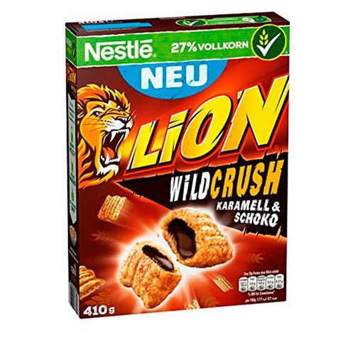 Завтрак сухой Lion Wild Crush шоколад и карамель 360 гр., картон
