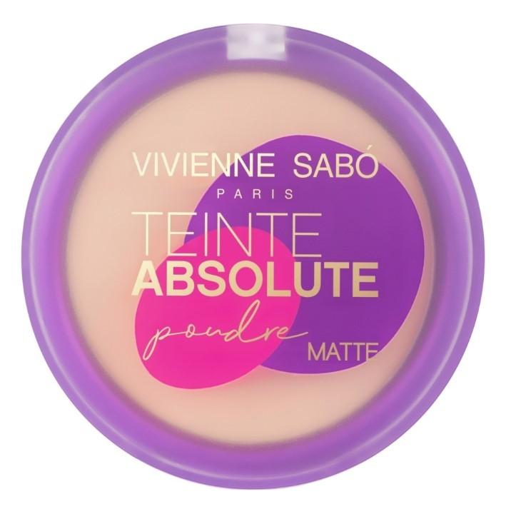 Пудра Vivienne Sabo компактная матирующая Teinte Absolute matte тон 03 Светло-персиковый 6 гр., пластик