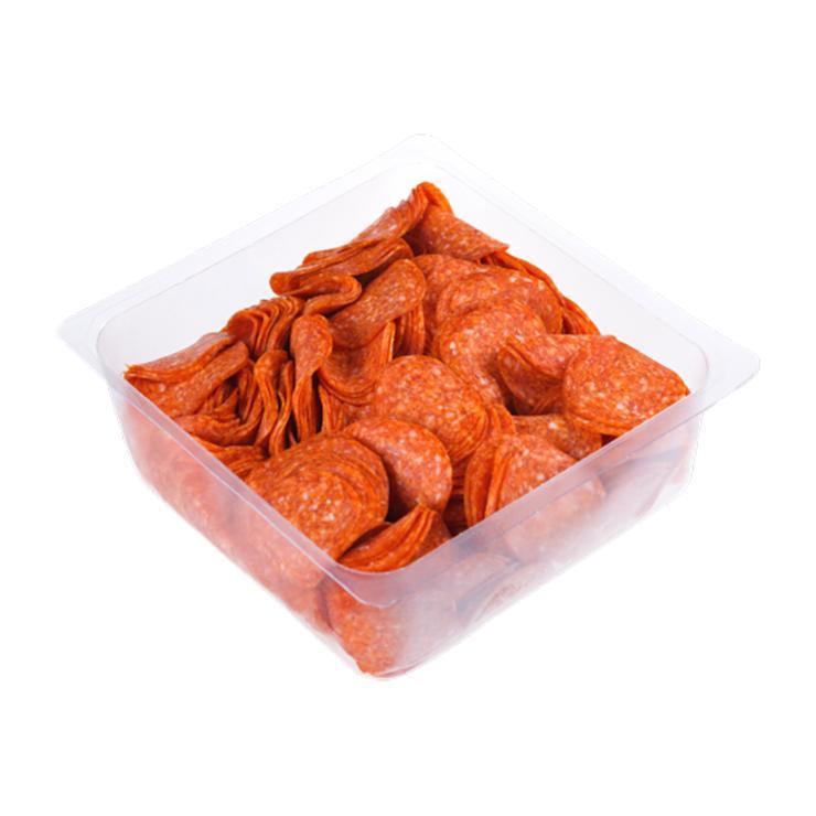 Колбаса сырокопченая Пепперони топпинг нарезка замороженная 1 кг., ГЗС