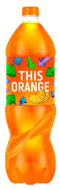 Напиток газированный This Orange апельсин 1,25 л., ПЭТ