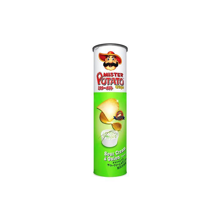 Чипсы Mister Potato картофельные сметана лук 160 гр., туба