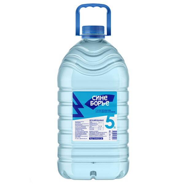Вода негазированная Синеборье 5 л., ПЭТ