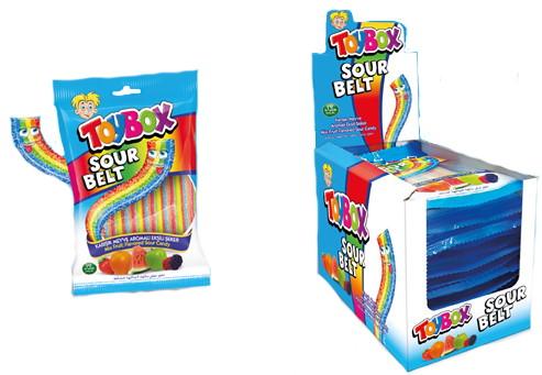 Мармелад жевательный Toybox  с ароматом лесных ягод кислые веревки 20 гр., флоу-пак