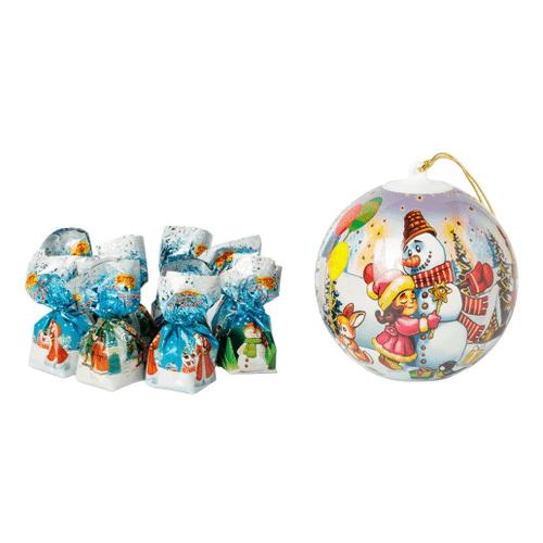 Конфеты Атаг Вологодская сказка шар 150 гр., пластик