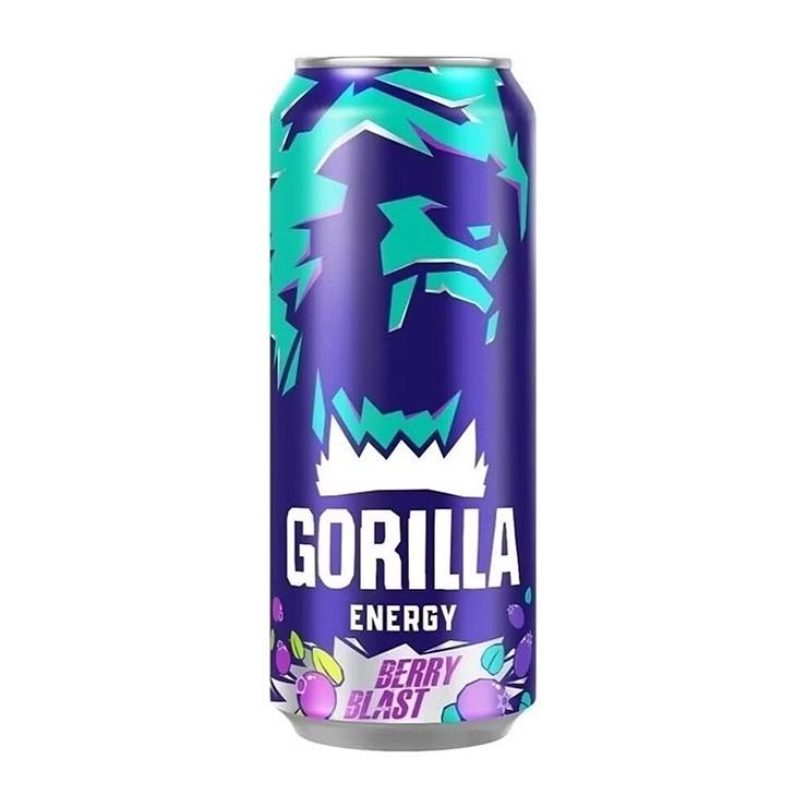 Напиток энергетический Gorilla берри бласт 450 мл., ж/б