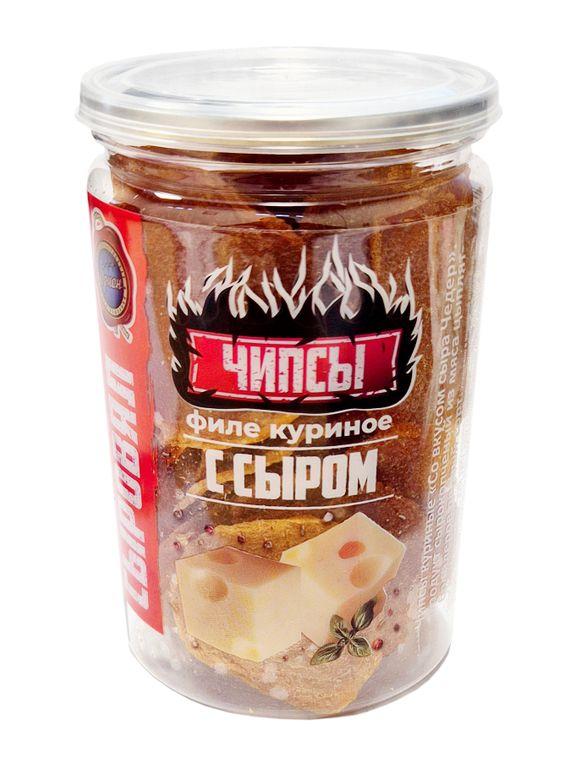 Чипсы Орион куриные сыр чедер 100 гр., стекло