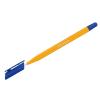 Ручка шариковая OfficeSpace xTrio синяя, 0,7мм, трехгр., желтый корпус, на масл. основе, штрихкод