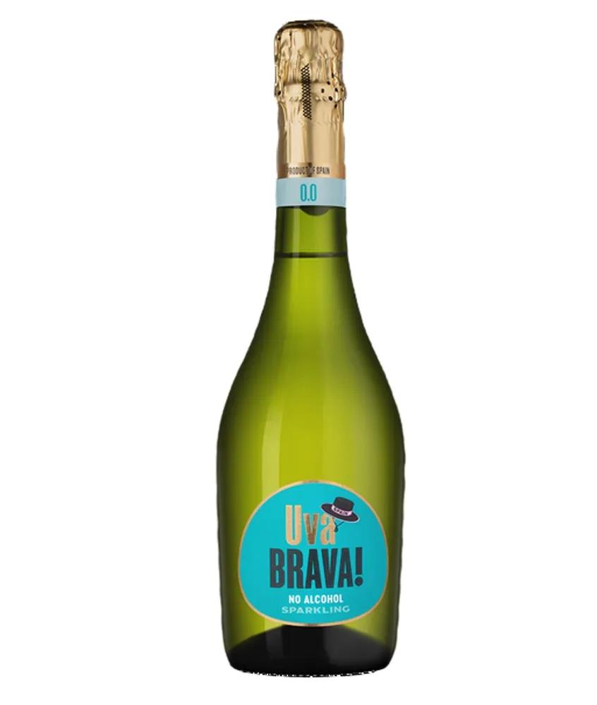 Вино Uva brava безалкогольное Sparkling White  750 мл., стекло