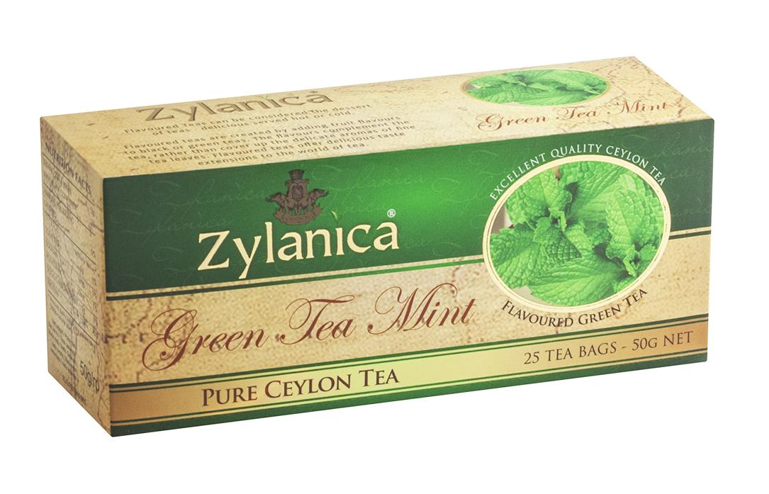 Чай Zylanica Ceylon Premium Collection зеленый с мятой