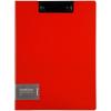 Папка-планшет с зажимом Berlingo Steel&Style A4, пластик (полифом), красная