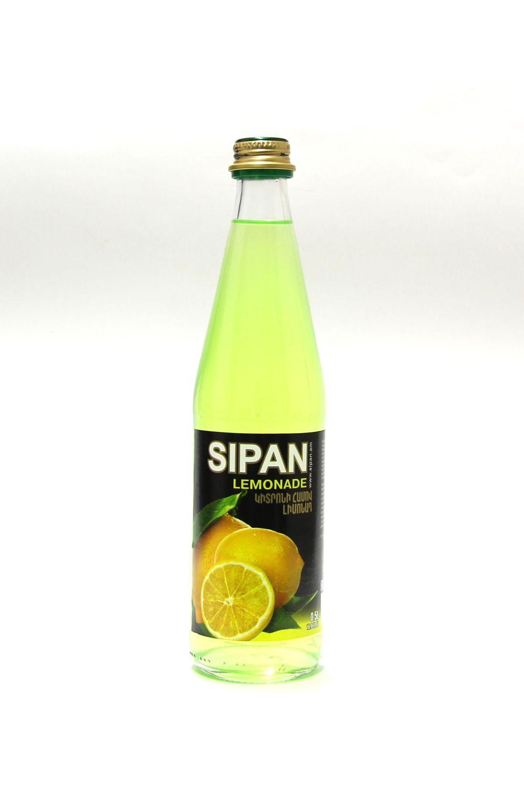 Напиток газированный Sipan лимон 500 мл., стекло