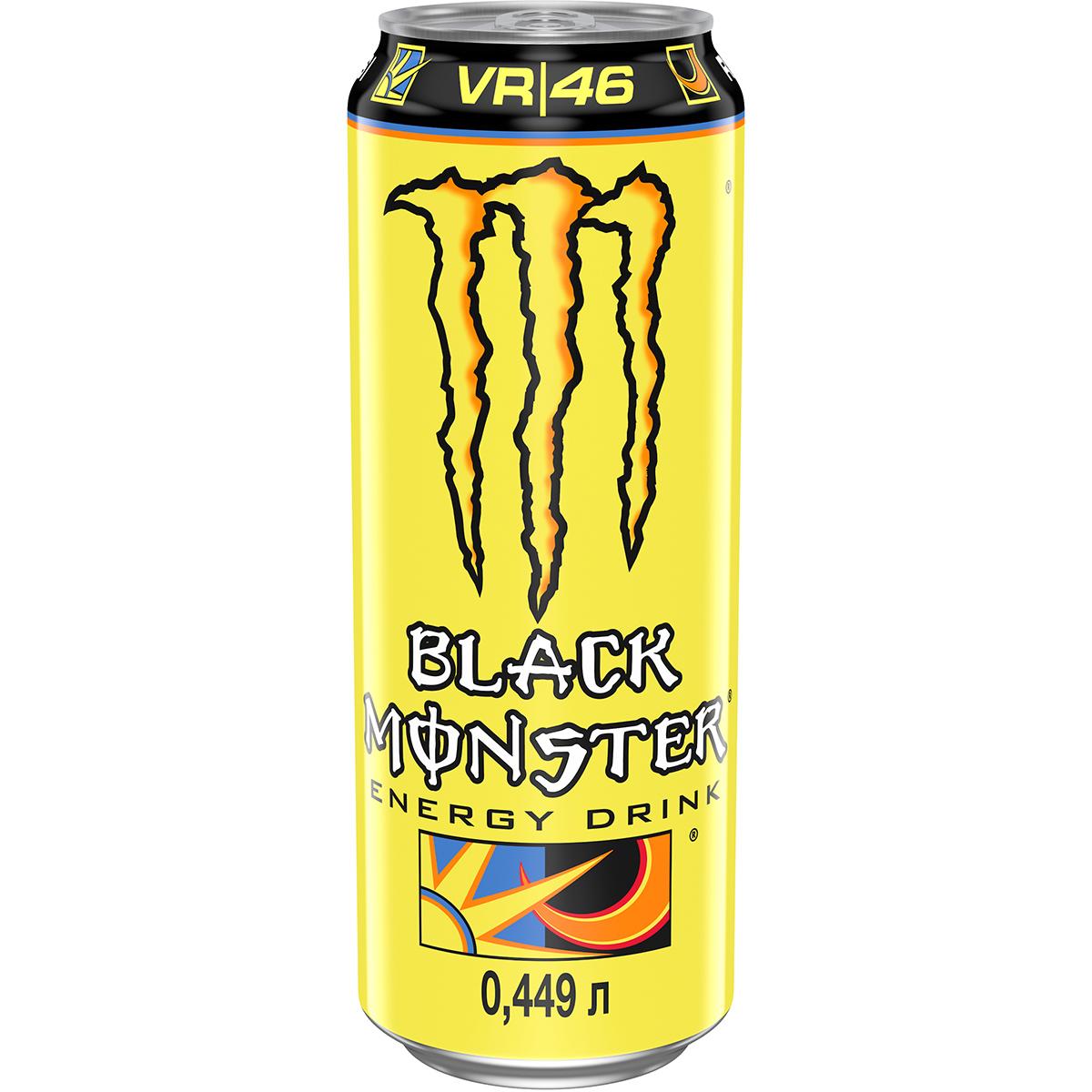 Напиток энергетический Black Monster The Doctor 449 мл., ж/б