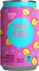 Напиток б/а сильногазированный YUMMY MIAMI MANGO, 355 мл., ж/б