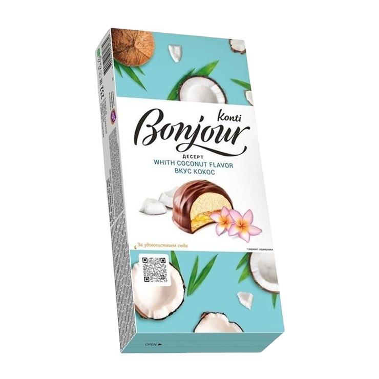 Десерт Bonjour кокос 232 гр., картон