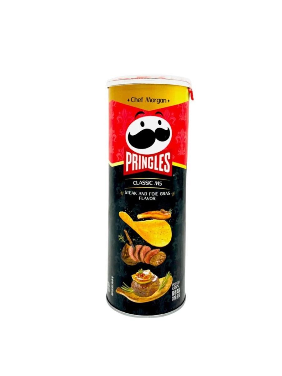 Чипсы Pringles Шеф Морган стейк и фуа гра 80 гр., туба