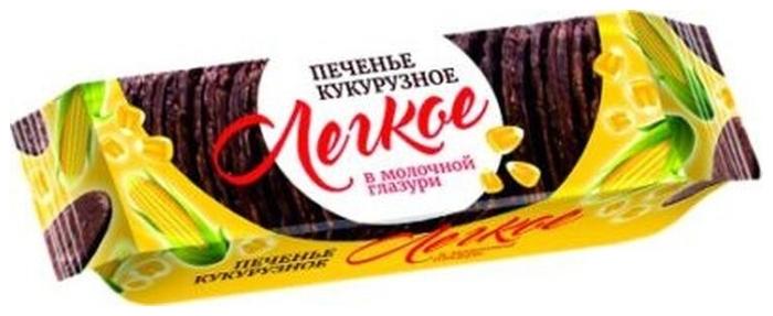 Печенье Продпоставка кукурузное в молочной глазури без глютена Легкое, 25М, 145 гр., флоу-пак