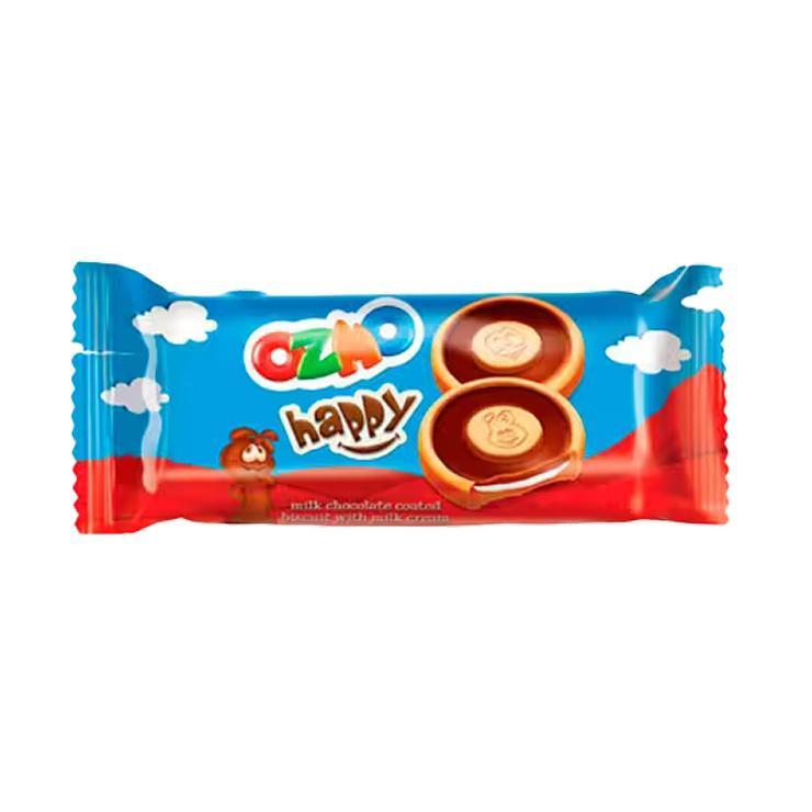 Печенье Ozmo Happy с шоколадом 37,5 гр., флоу-пак