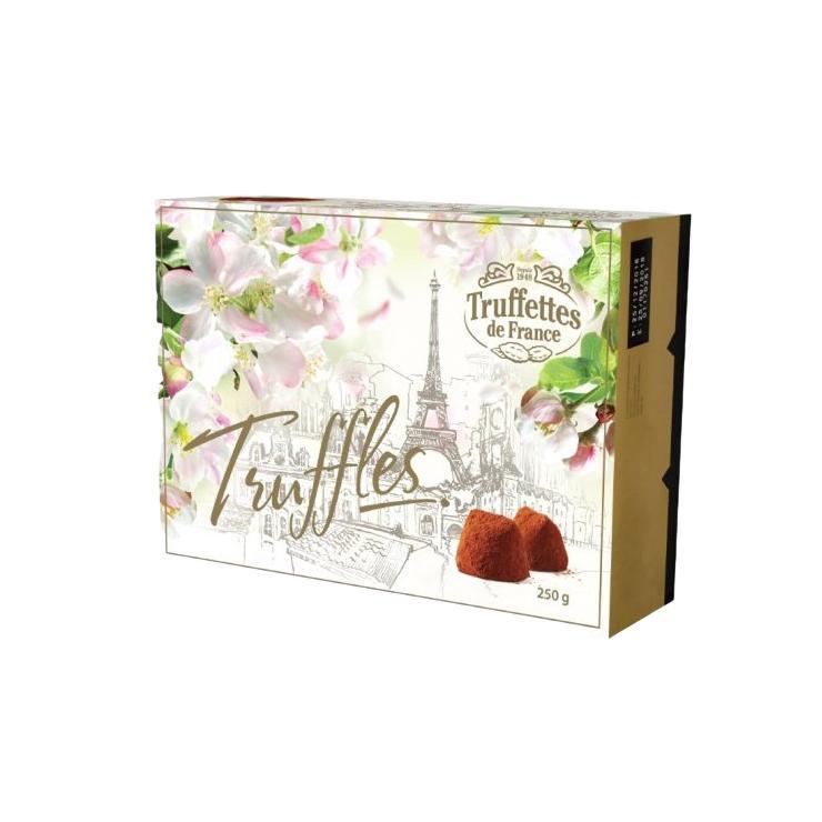 Конфеты Chocmod fancy яблоневый цвет трюфельные шоколадные 250 гр., ж/б