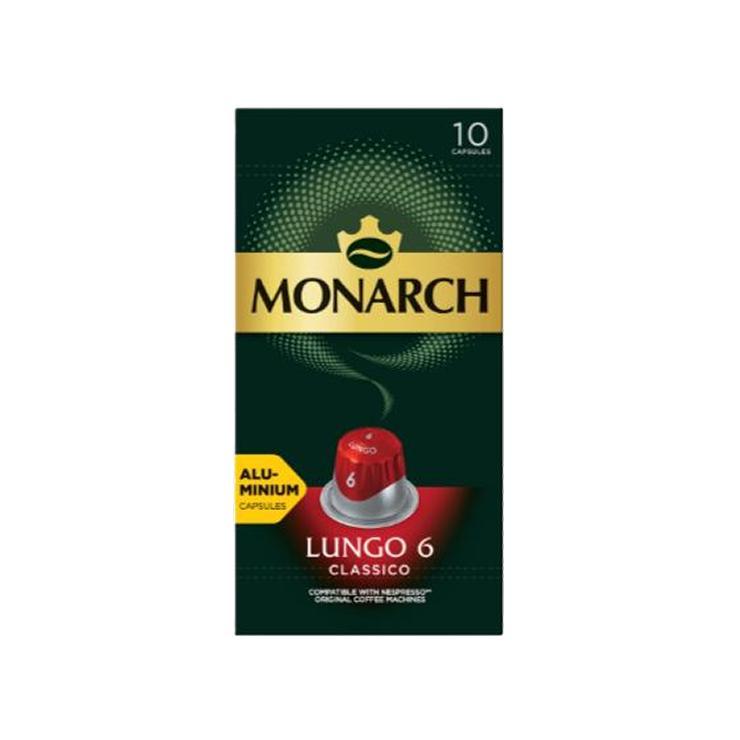 Кофе MONARCH MLungo 6 Classico 10 капсул по 52 гр., картон