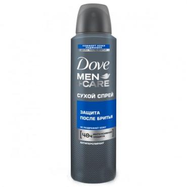 Дезодорант-антиперспирант спрей защита после бритья Dove Men Care, 150 мл., аэрозольная упаковка
