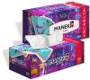 Салфетки бумажные с ароматом магнолии, 2 слоя, белые, 250 шт., Maneki DREAM, картонная коробка