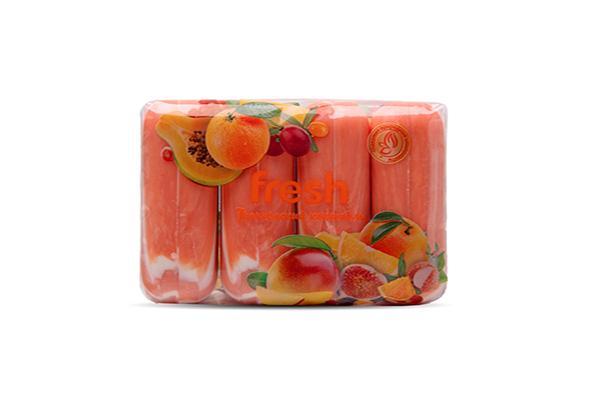 Крем-мыло ЭФКО Fresh Тропический коктейль 4шт., 75 гр., флоу-пак