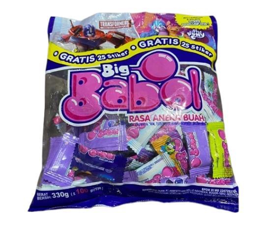 Резинка жевательная Big Babol 330 гр., флоу-пак