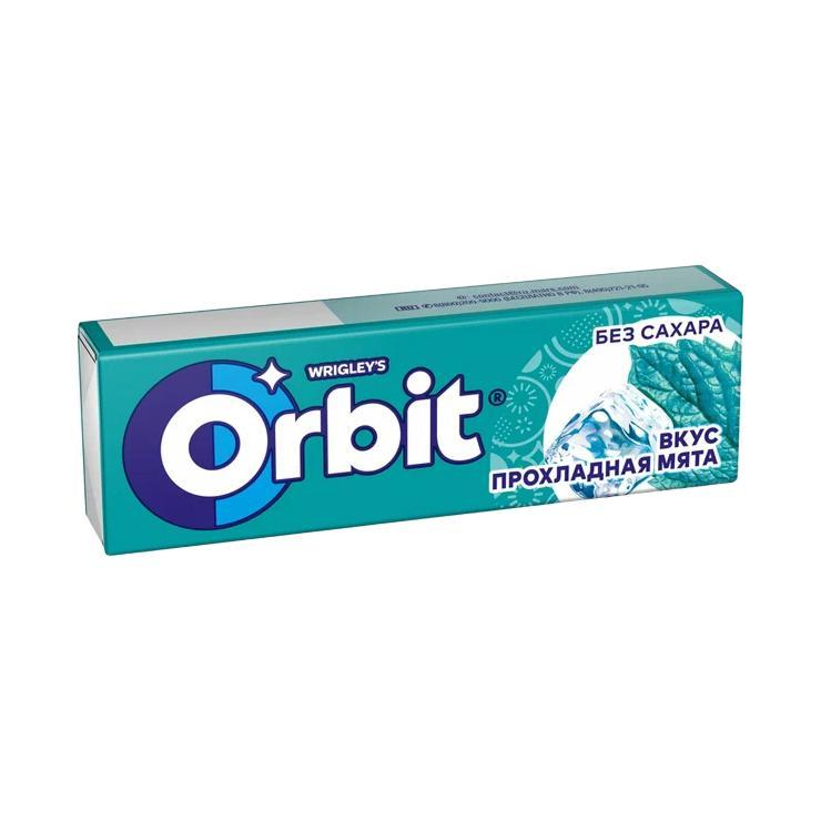 Жевательная резинка Orbit Прохладная мята 13,6 гр., бумага