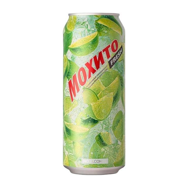 Напиток газированный Очаково Мохито fresh освежающий безалкогольный лайм 500 мл., ж/б