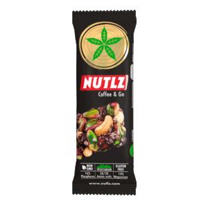 Батончик NUTLZ ореховый Coffee&Go 30 гр., флоу-пак