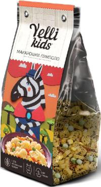Макаронные изделия Макарошки с овощами Yelli Kids Лимпопо, 90 гр., пластиковый пакет