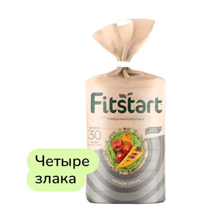 Хлебцы Fitstart Четыре злака мультизлаковые 90 гр., пакет