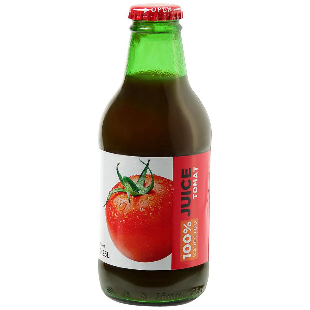 Сок Barinoff томатный с мякотью 250 мл., стекло