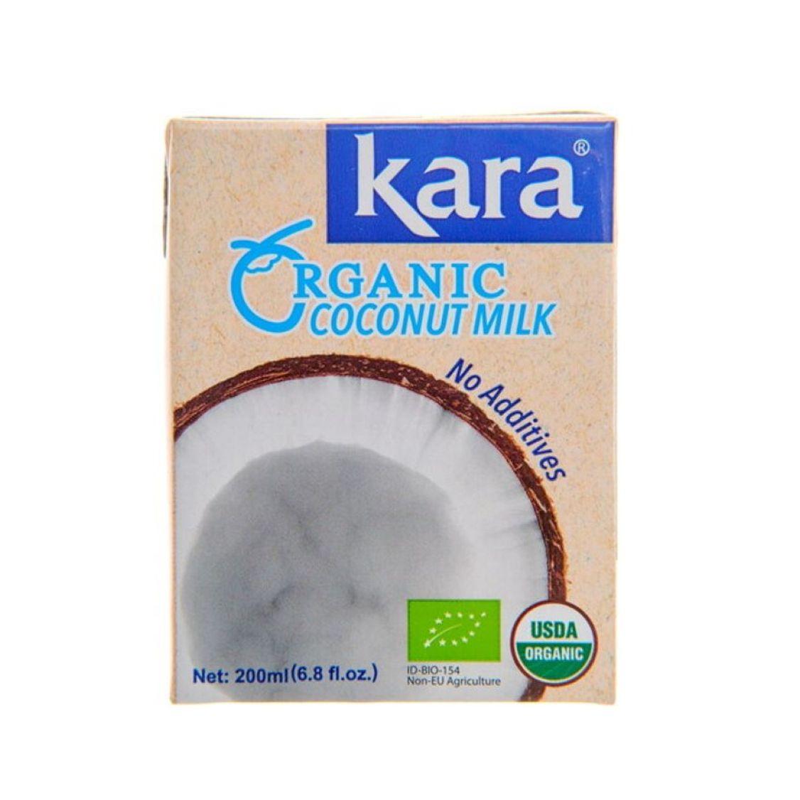 Кокосовое молоко Kara органик 17% 200 мл., тетра-пак