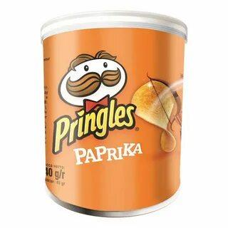 Картофельные чипсы Pringles со вкусом Паприки, 40 гр., туба