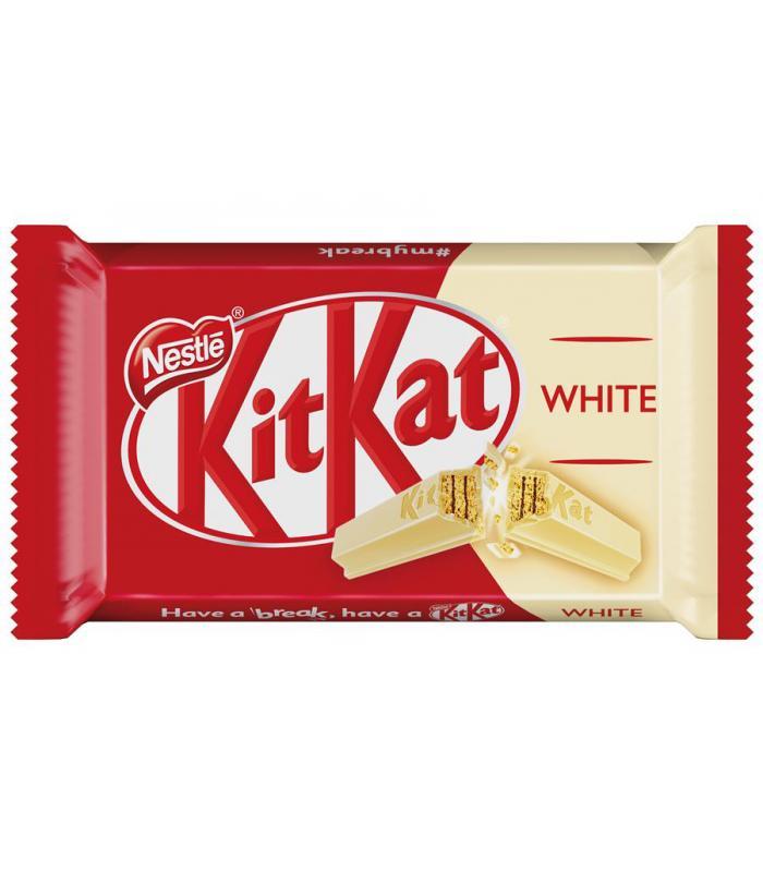 Батончик шоколадный KitKat White 41,5 гр., флоу-пак