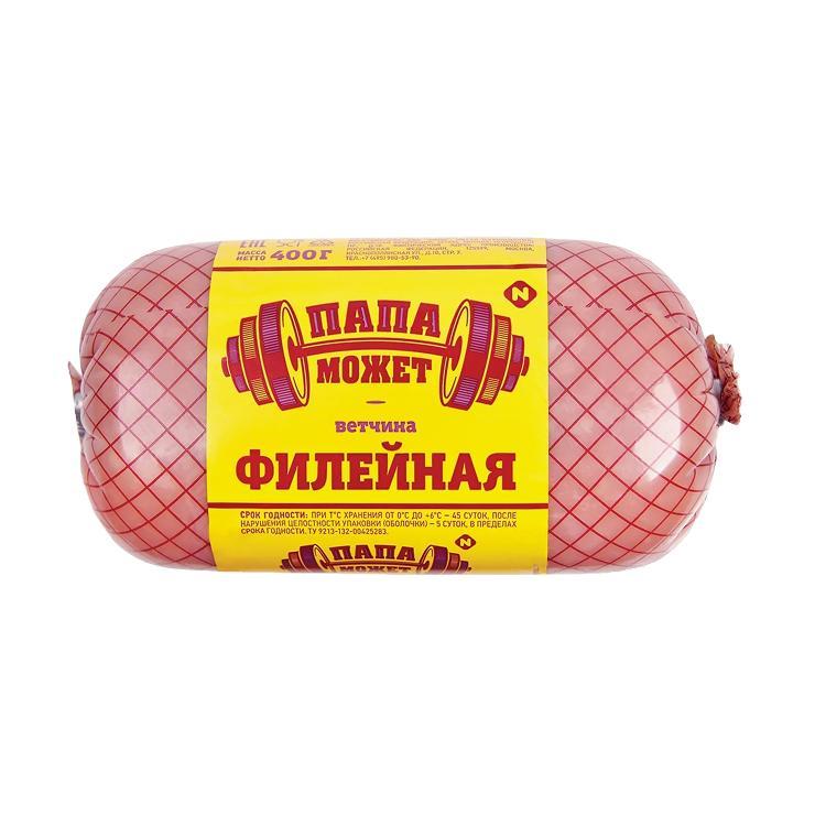 Ветчина Папа может Филейная 400 гр., полиамид