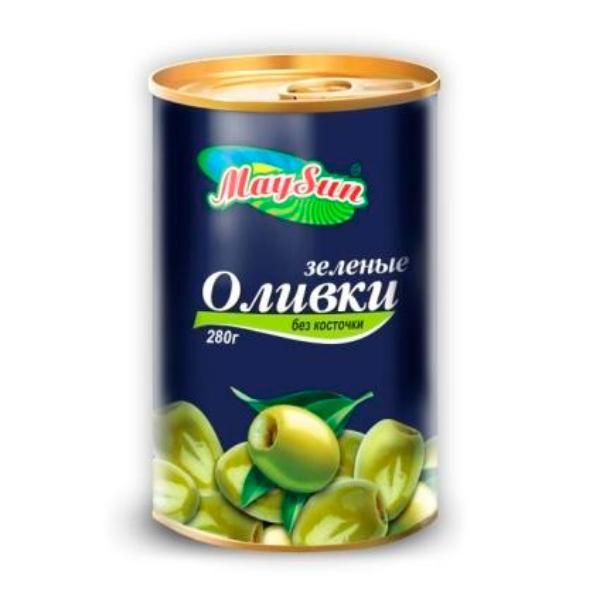 Оливки зеленые MaySun без косточки