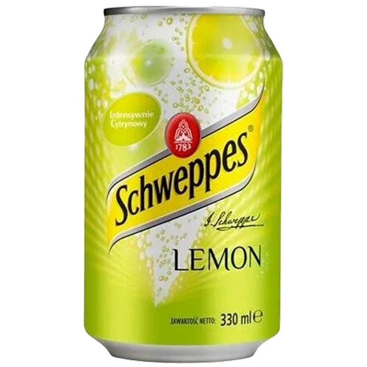 Напиток газированный Schweppes lemon 330 мл., ж/б