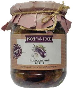 Роллы Proshyan Food  баклажановые, 420 гр., стекло