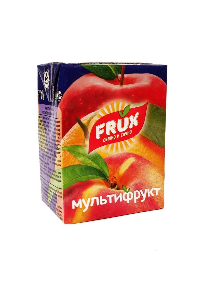 Сокосодержащий напиток мультифрук FRUX, 200 мл., тетра-пак