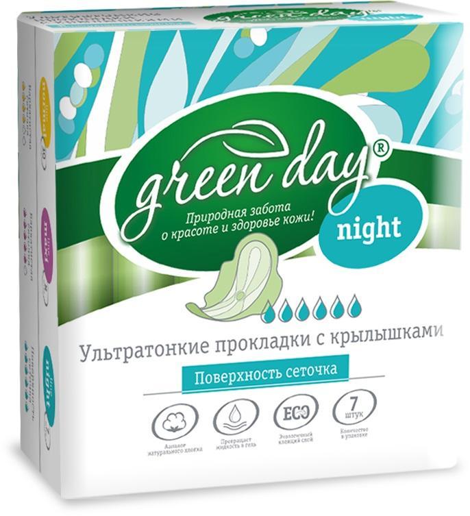 Прокладки Green Day Ultra Night Dry 7 шт.